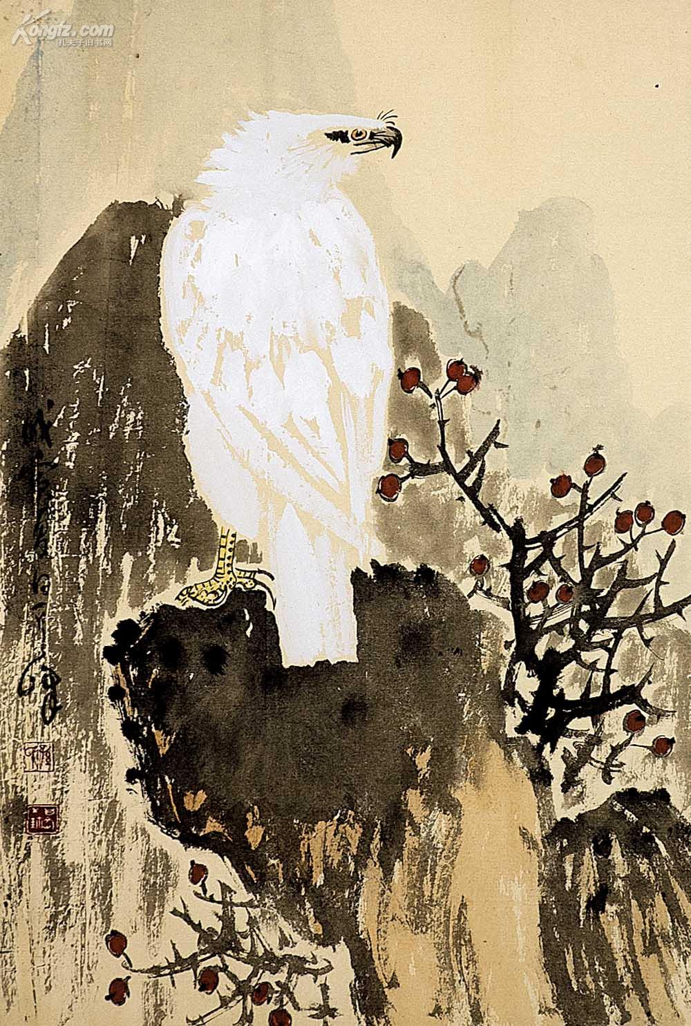 拍品详情 拍品大图 孙其峰白鹰 滚动鼠标滚轴,图片即可轻松放大