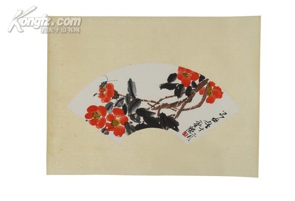 齐白石《山茶》