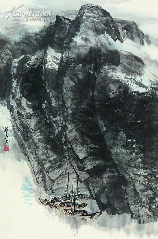 拍品详情 > 拍品大图 罗铭 山水 镜片 滚动鼠标滚轴,图片即可轻松