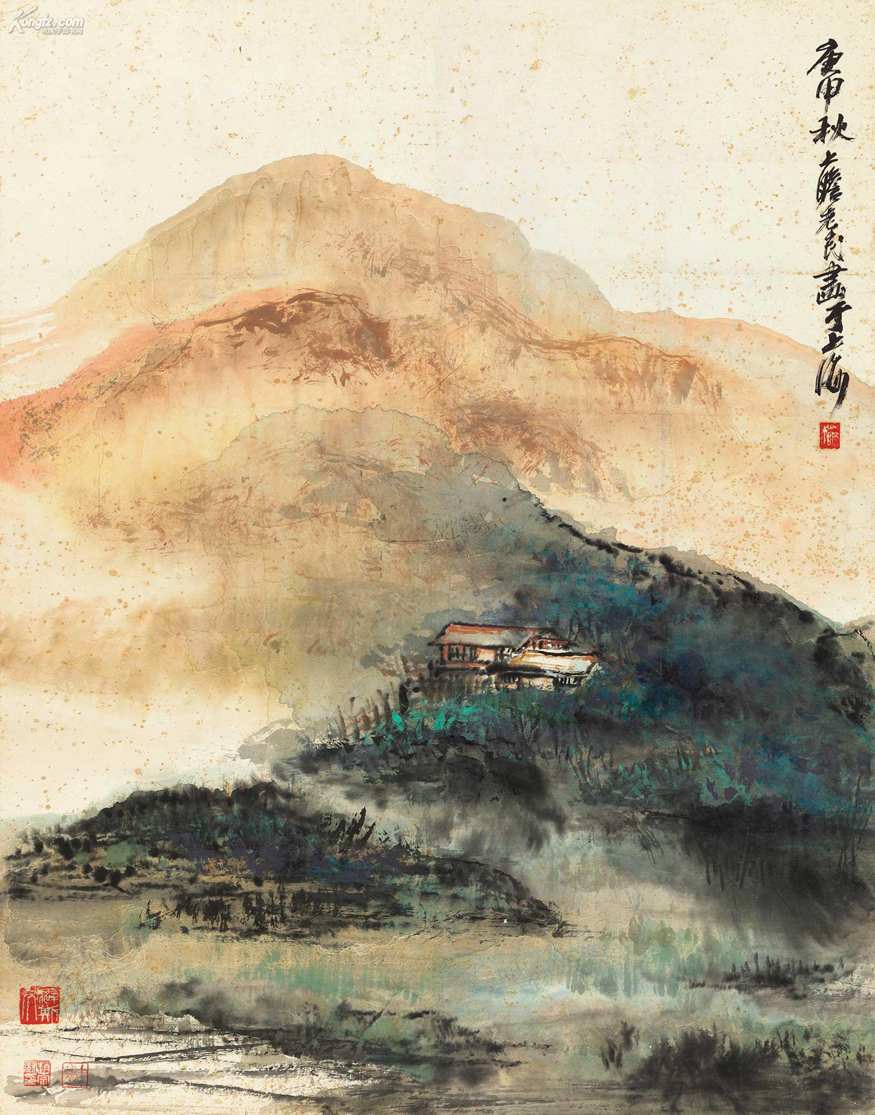 拍品详情 > 拍品大图 朱屺瞻(1892-1996)春山图 滚动鼠标滚轴,图片