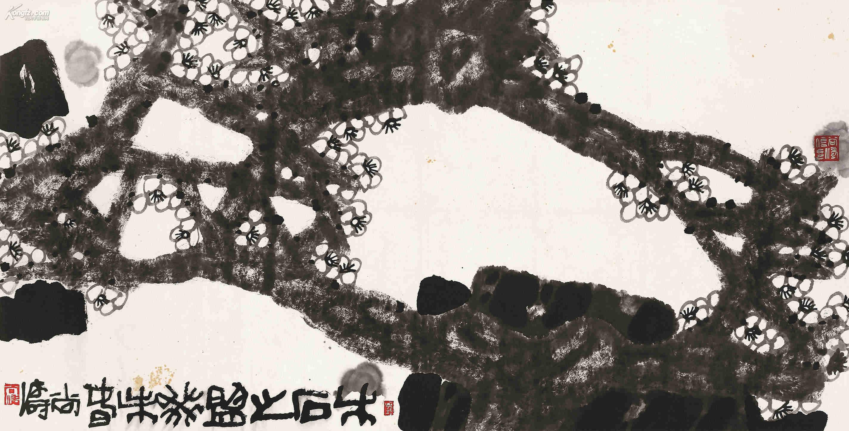 尚涛(b.1938)木石之盟图