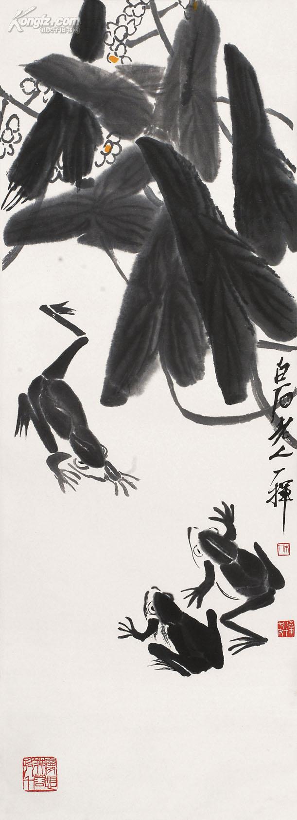 拍品详情 > 拍品大图 齐白石 慈菇蛤蟆 滚动鼠标滚轴,图片即可轻松