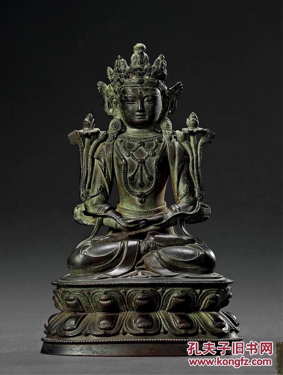 元明铜观音坐像