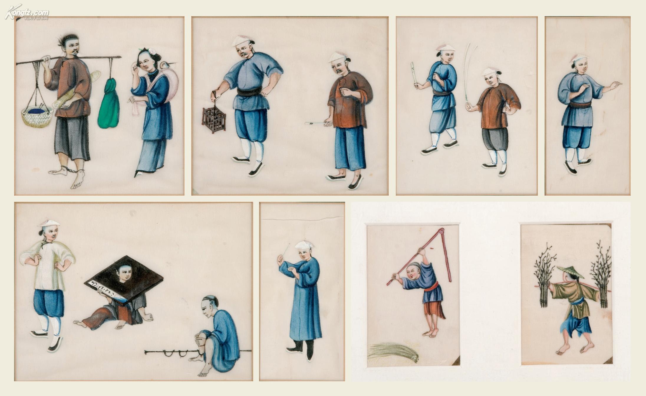 拍品详情 > 拍品大图 通草画 滚动鼠标滚轴,图片即可轻松放大,缩小